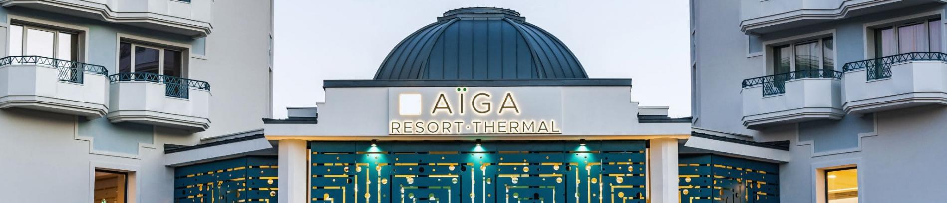 Slide Résidence Aïga Resort Thermal à Châtel Guyon - Résidence et soins naturels