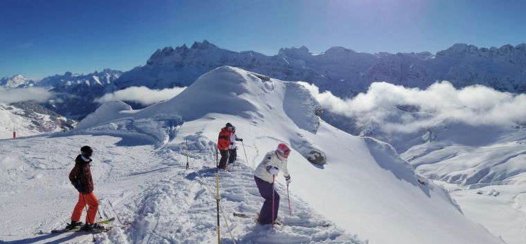 le domaine skiable