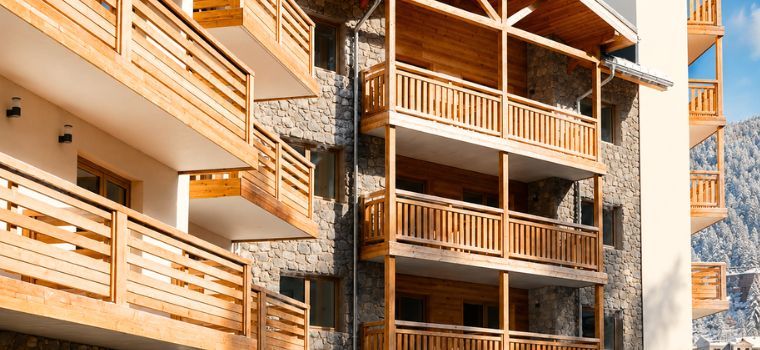 Résidence Aya Living Vars en hiver