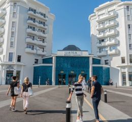 Façade de la résidence Aïga Resort Thermal
