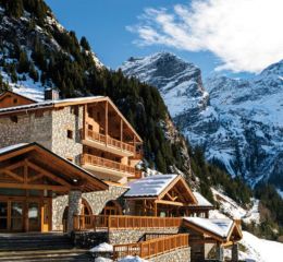Chalet résidence Les Haurs de la Vanoise en hiver à Pralognan