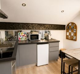 Kitchen in the Nemo apartment in Marseille.