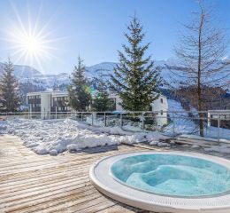 Jacuzzi dans la Résidence Les Terrasses de Veret