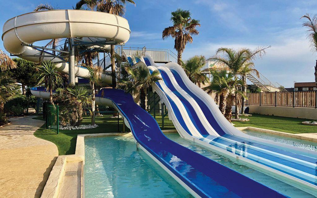 Slide Single and triple slides at Les Tamaris and Les Portes du Soleil residence