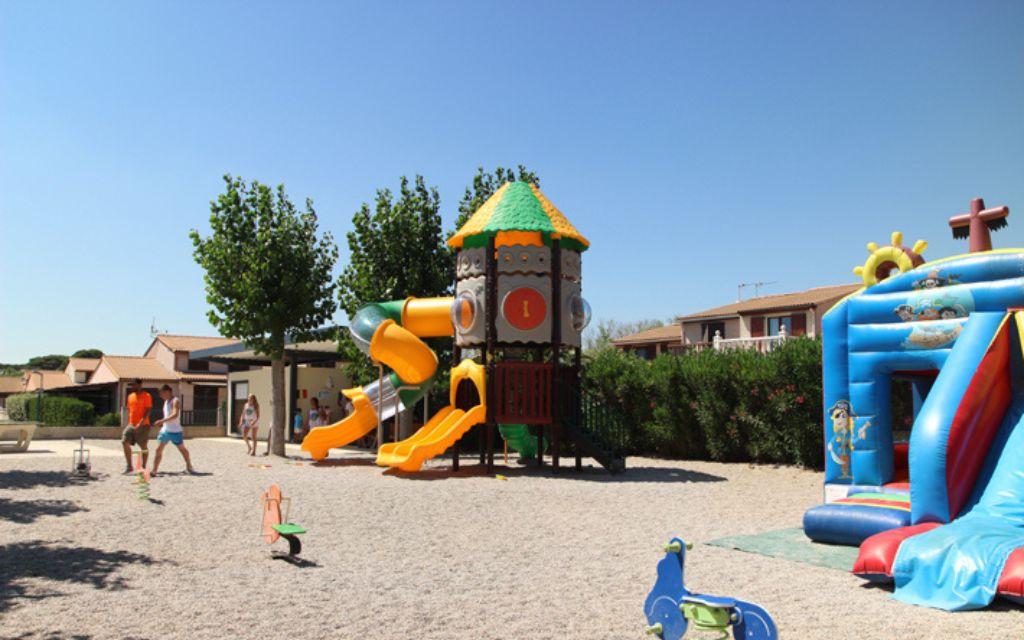 Slide Children's playground in the Les Tamaris and Les Portes du Soleil residence