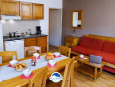 3 rooms flat with cabin - sleeps 8